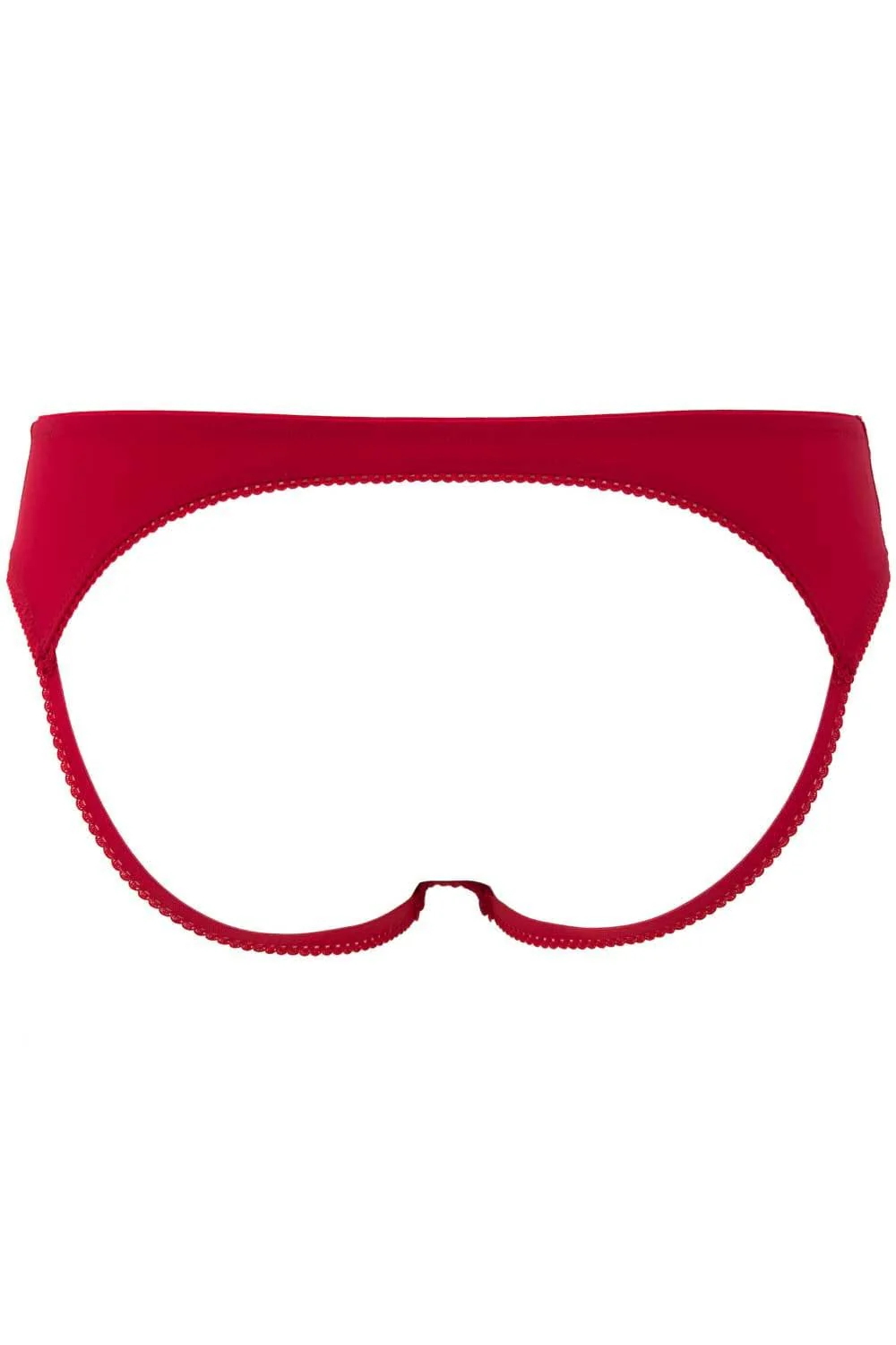 Le Petit Secret Red Open Back Shorty - Image 4